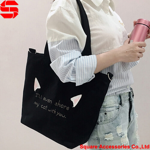 Cotton Canvas Tote Bag