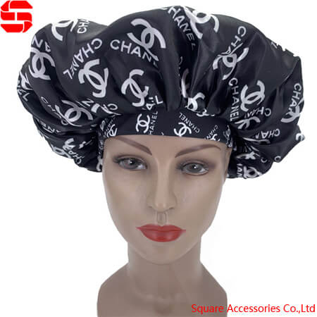 chanel satin hair bonnet